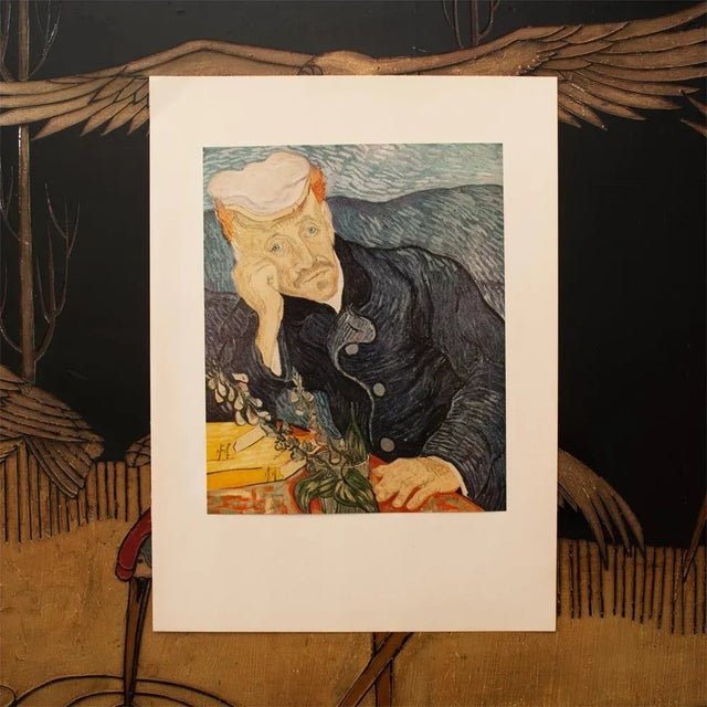1954 After Van Gogh "Portrait of Dr. Gachet", First Edition Print For Sale - Image 4 of 9