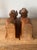 1960s Vintage Hand-Carved Wooden Horse Head Bookends-a Pair For Sale - Image 11 of 12