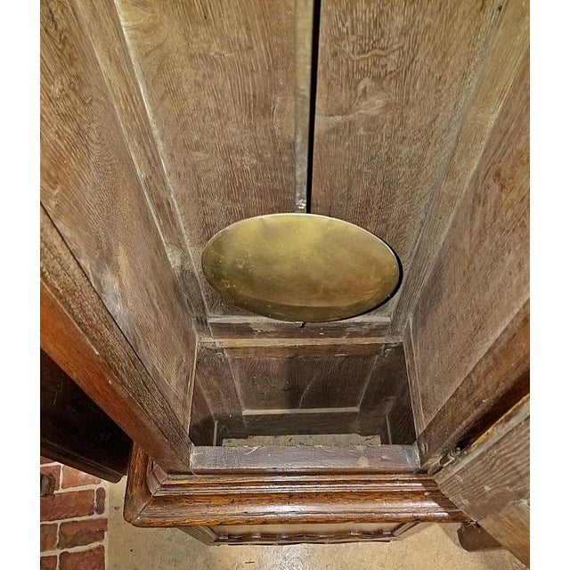 18c French Country Tall Case Grandfather Clock For Sale - Image 13 of 17