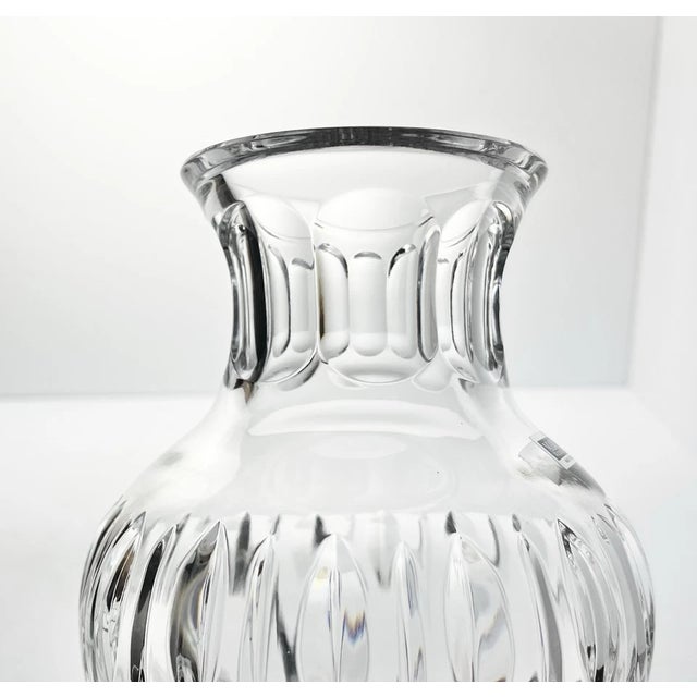 2010s Waterford (Marquis) “Sheridan” Crystal Bulbous Flower Vase For Sale - Image 5 of 9