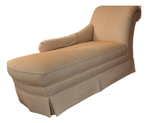 Ethan Allen Custom Upholstered Left Facing Chaise Lounge — Premium Jaguar Fabric, Never Used, Pristine