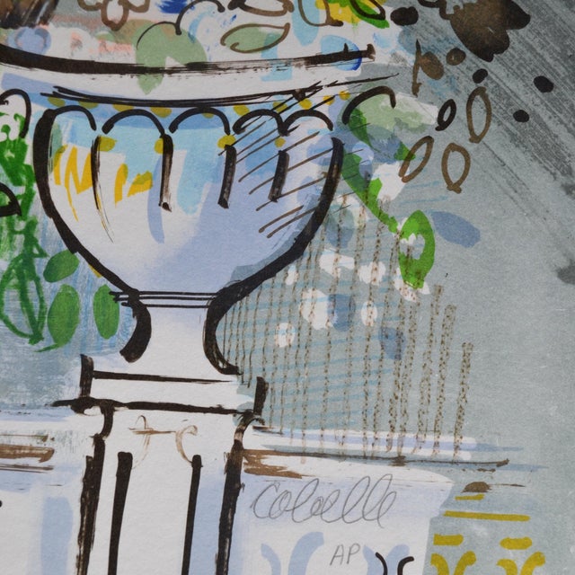 Figurative Limited Edition "Music Man" Lithograph by Charles Cobelle, Signed Artist Proof For Sale - Image 3 of 4