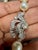 8mm Akoya Japanese Pearl Single Strand Choker Necklace, 18k White Gold & Diamond For Sale - Image 4 of 8