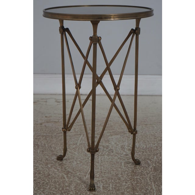 Age: Approx. 30 Years Old Details: Paw Feet High Quality Construction Solid Brass Hardware Stretcher Base Frame Offered @...