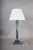1960s Silver-Plated Column Table Lamp, 1960s For Sale - Image 5 of 8