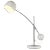 1970s White Arch Counterbalance Desk Lamp For Sale