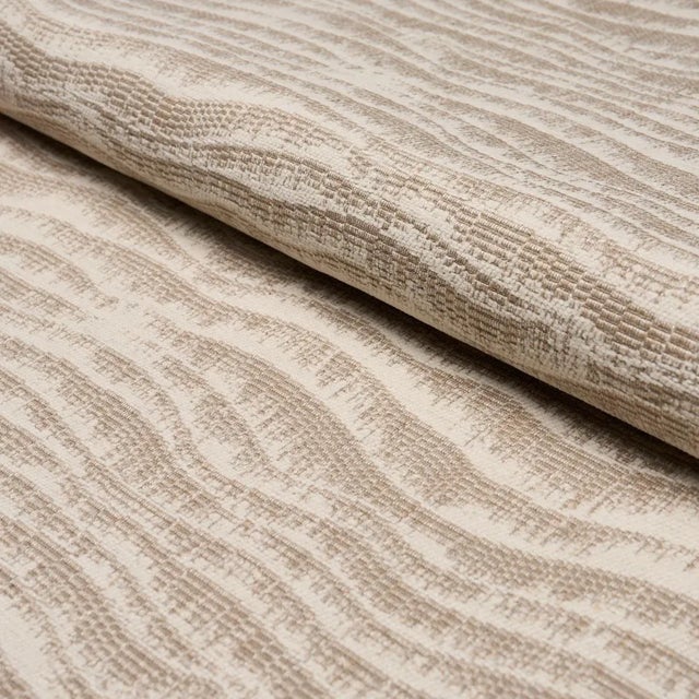 SAMPLE - Schumacher Ridgeline Fabric In Buff For Sale