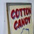 Metal Salvaged Mid 20th Century Fairground "Cotten Candy" Aluminum Sign For Sale - Image 7 of 8