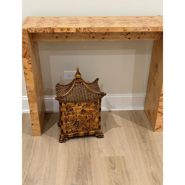 Late 20th Century Pagoda Decorative Box by Castilian Imports For Sale - Image 4 of 12