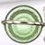1930s Art Deco Green Uranium Glass Ice Bucket With Silver Overlay & Chrome Tongs - 2 Piece Set For Sale In Cincinnati - Image 6 of 14