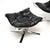 Set of Vintage Chrome and Leather Falcon Chair and Ottoman by Sigurd Ressel for Vatne Møbler, 1960s, Set of 2 For Sale - Image 11 of 14