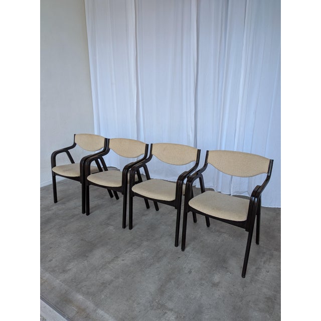 Vintage Bentwood Dining Chairs, 1970s, Set of 4 For Sale - Image 12 of 18