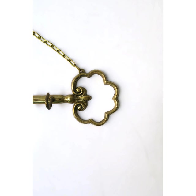 Brass Wall Key Holder For Sale - Image 4 of 5