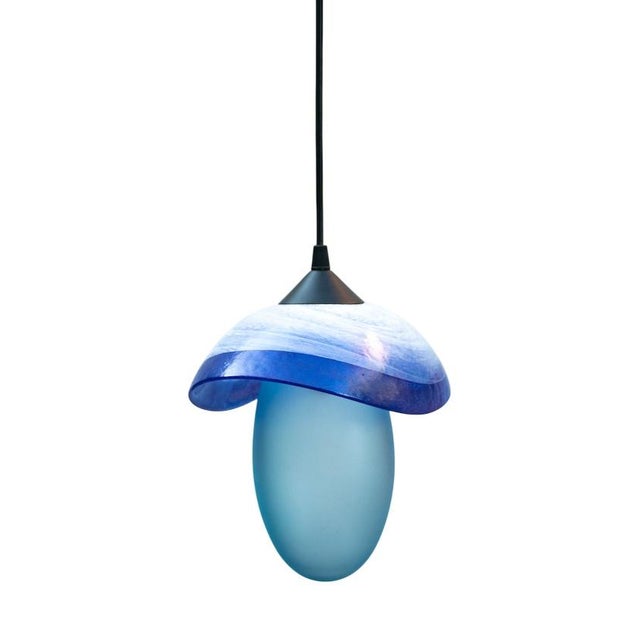 Hanging Light by Iskra for Ribo the Art of Glass For Sale - Image 7 of 7
