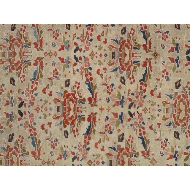 Antique Persian Sultanabad Carpet For Sale - Image 4 of 5