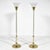 Pair of Vetri Artistica Murano Glass and Brass Torchiers For Sale - Image 4 of 10