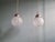 Art Deco Pendant Lights in Pressed Molded Frosted Glass, 1930s, Set of 2 For Sale - Image 16 of 16