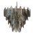 Eicholtz, Modern, Art Deco Style, Chandelier, Brass, Smoked Glass, 2010s For Sale