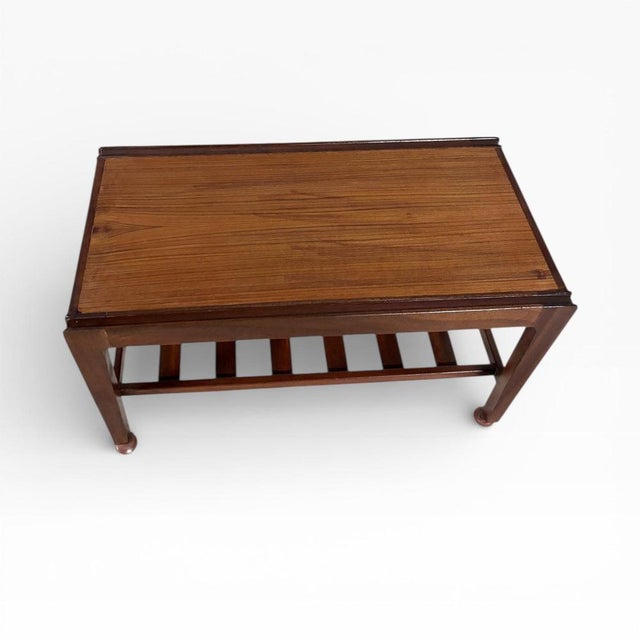 Modern Mid-Century Teak & Mahogany Coffee Table from Remploy For Sale - Image 3 of 8