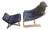 Swedish Kroken Lounge Chair and Ottoman by Åke Fribyter for Nelo, Set of 2 For Sale