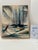 Henry Emil Salloch Original Watercolor on Paper Abstract Harbor Scene, 1963. For Sale - Image 9 of 9