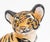 Italian Mid-Century Modern Tiger Cub Ceramic Sculpture, impressed mark "Made in Italy" underside. 8" H x 8.5" W x 6.5" D....