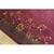 Raspberry Pink Authentic 1920s Chinese Art Deco Rug With Floral Motifs in Rich Jewel Tones 9x12 For Sale - Image 8 of 10