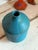 1960s 1960s Turquoise Matte Stoneware Vase 9.25”, Signed For Sale - Image 5 of 7