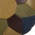 Vintage Round Patchwork Cushion in Double-Sided Faux Leather, 1960s For Sale - Image 9 of 16