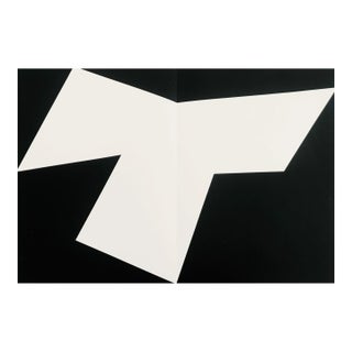 1958 Ellsworth Kelly Original Lithograph Dm07110d Derriere Le Miroir For Sale