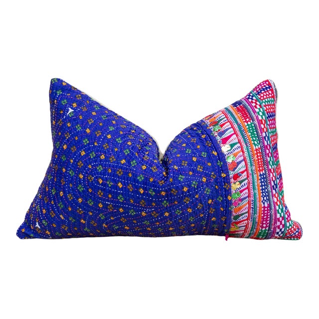 Kalya Antique Tribal Grain Sack Pillow For Sale