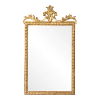 Louis XVI Style Giltwood Mirror, 19th Century For Sale