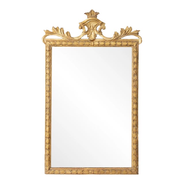 Louis XVI Style Giltwood Mirror, 19th Century For Sale