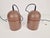 Brown Vintage Uni Pendant Lamps by Vagn Dyring for Nordisk Solar, 1970s, Set of 2 For Sale - Image 8 of 13