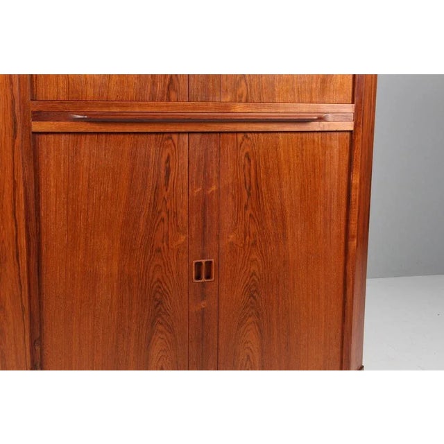 1960s Danish Corner Cabinet in Rosewood, 1960s For Sale - Image 5 of 8