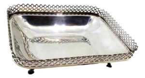 Silver Fruit Bowl with Wire Rack