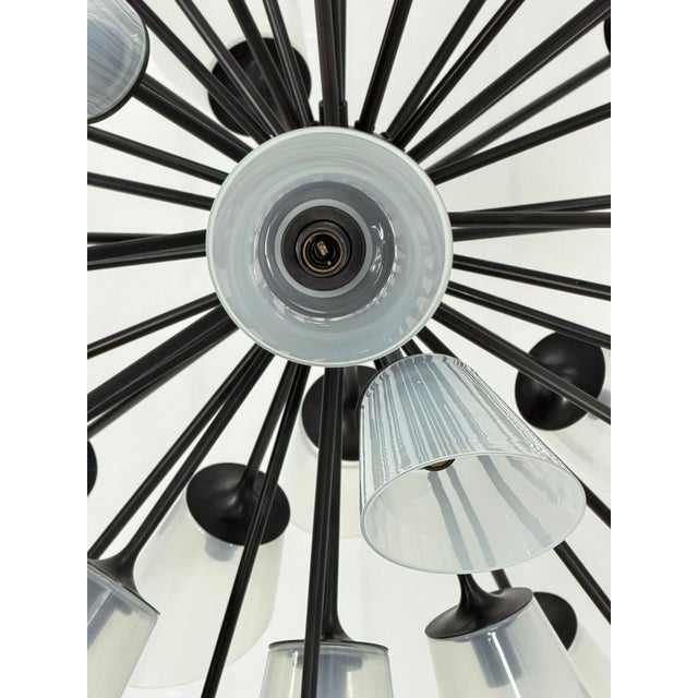 48 Arm Sputnik Chandelier by Remains Lighting, Bronzed Finish, American Modern For Sale - Image 13 of 18