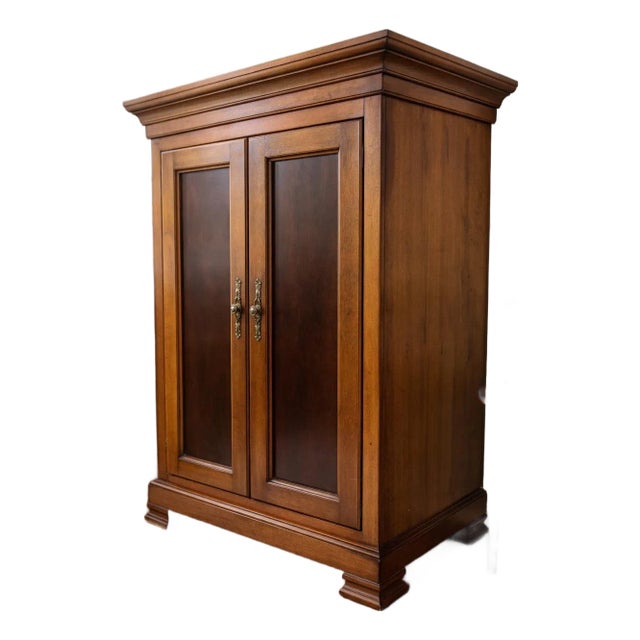 Vintage Milling Road Armoire by Baker Furniture – Made in Italy For Sale