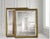 Late 19th Century Massive Antique French Gilt Mirror With Beveled Glass | 50" X 40" For Sale - Image 5 of 6