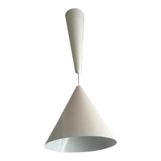 1990s Flos Diabolo Rise and Fall Pendant Light in White For Sale