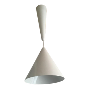 1990s Flos Diabolo Rise and Fall Pendant Light in White