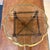 Baker Attributed Regency-Style Coffee Table Features a Distinctive Scalloped Brass Tray Top and a Barley Twist Oak Base For Sale In Los Angeles - Image 6 of 12