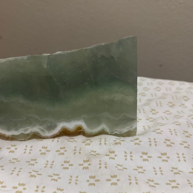 Gemstone Fluorite Slab Decor For Sale - Image 7 of 9
