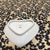 Sèvres-Style Porcelain Heart Trinket Dish With Hand-Painted Cherubs For Sale - Image 4 of 4