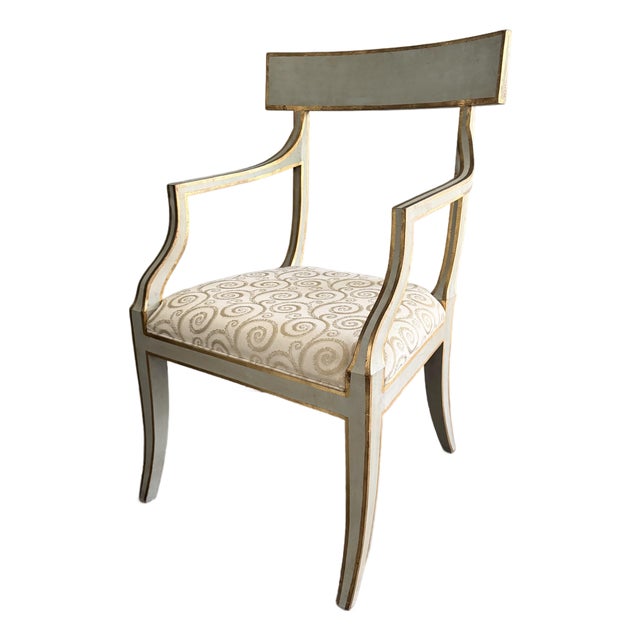 Niermann Weeks Elgin Major Klismos Armchair For Sale