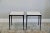 Antique White Esquisse' Parchment and Wrought Iron Side Tables by Design Frères - a Pair For Sale - Image 8 of 9