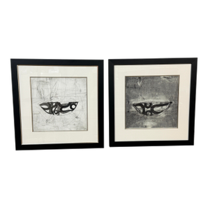David Dauncey Ornament Series Reproduction Prints, Set of Two