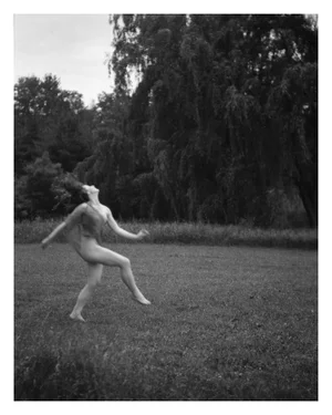 Contemporary Reproduction Print of Modern Dancer Girl in Nature