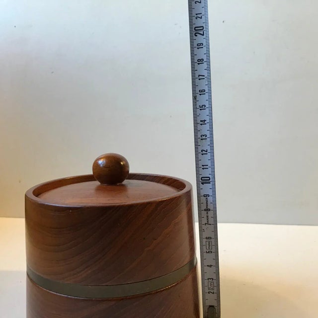 Vintage Scandinavian Pipe Tobacco Humidor in Teak from Christer Design, 1960s For Sale - Image 6 of 8