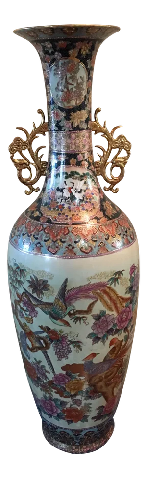Chinese Ceramic Porcelain Floor Vase